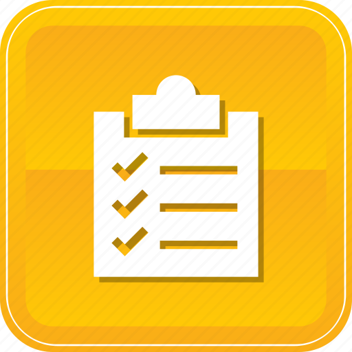 Checklist, clipboard, inventory, list, report, tasks, todo icon - Download on Iconfinder