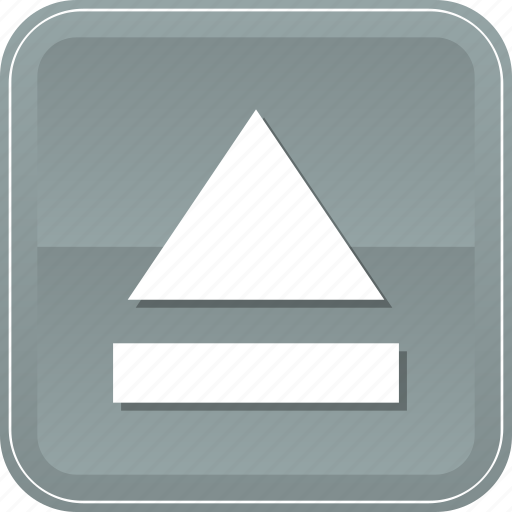 Arrow, directional, eject, multimedia, music, orientation, video icon - Download on Iconfinder