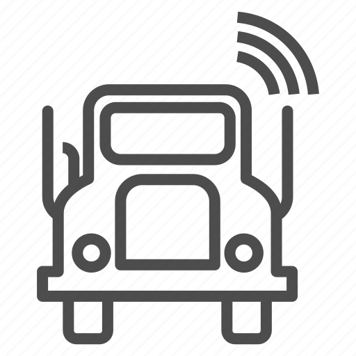 Internet of things, iot, truck, wifi icon - Download on Iconfinder