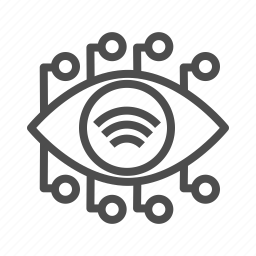 Eye, internet, internet of things, iot, of, things icon - Download on Iconfinder