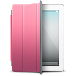 Cover, ipad, pink, white icon - Free download on Iconfinder