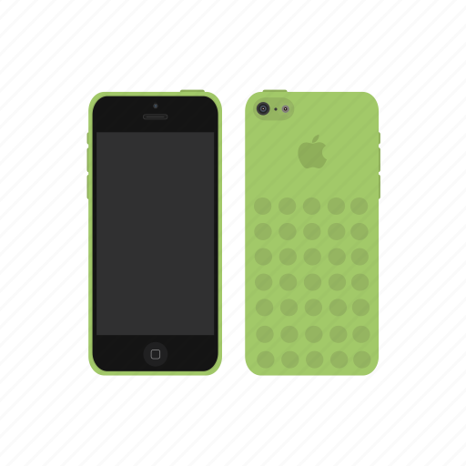 Iphone 5c, green, apple, iphone icon - Download on Iconfinder