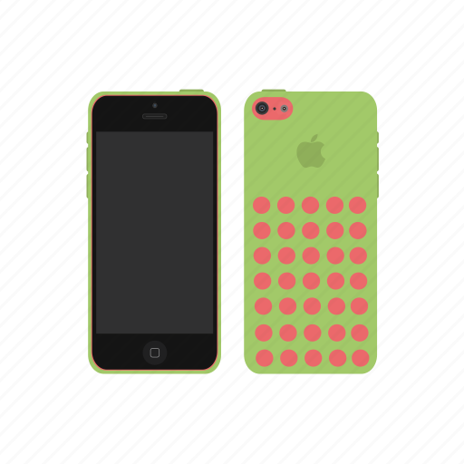 Iphone 5c, green, apple, iphone icon - Download on Iconfinder