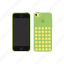 iphone 5c, green, apple, iphone 