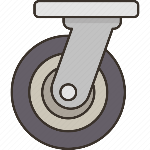 Caster, wheel, furniture, rolling, swivel icon - Download on Iconfinder