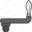 handles, crank, lever, metal, mechanism 