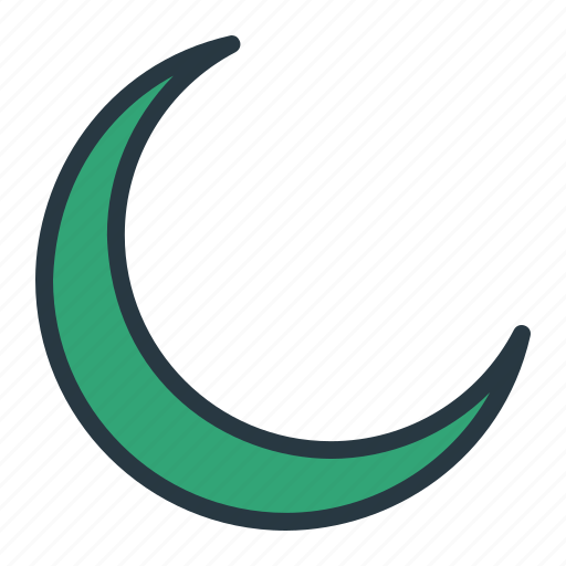 Crescent, islam, moon, ramadan, space, night icon - Download on Iconfinder