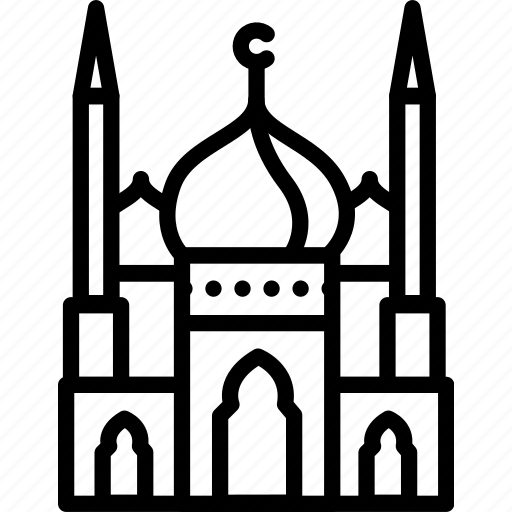 Historic, muslim, mosque icon - Download on Iconfinder