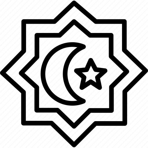 Islamic, religion, moon, star icon - Download on Iconfinder