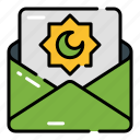 greeting, card, muslim, ramadan, eid, mubarak, message