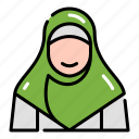 muslim, woman, hijab, wear, fashion, female, arabic