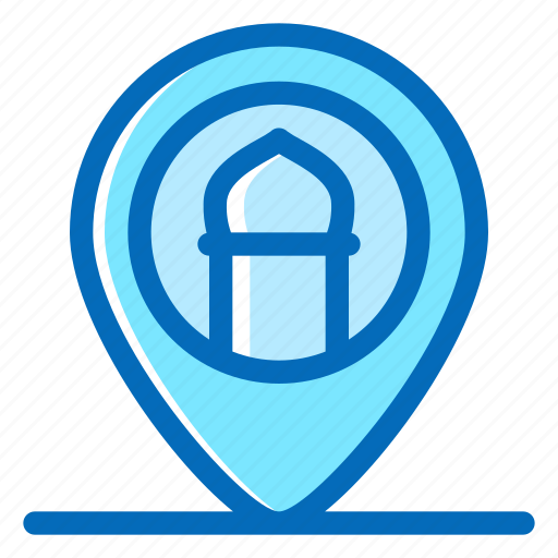 Islam, ramadhan, muslim, eid, mosque, location, map icon - Download on Iconfinder