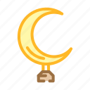 crescent, moon, islam, muslim, ramadan, religion