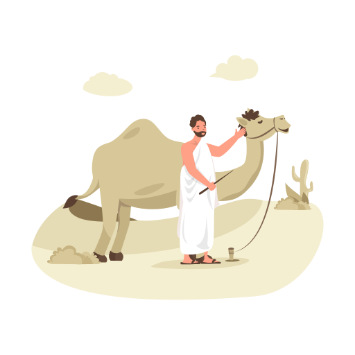 Eid, adha, camel, traveler, wayfarer, desert, muslim icon - Free download
