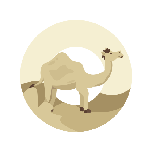 Eid, adha, camel, islamic, religion, tradition, qurban icon - Free download