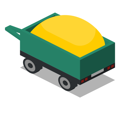 Back, farm, rural, trailer, vehicle icon - Free download