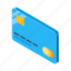 card, credit, isometric, money, payment 