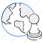global strategy, earth, logic, chess pawn, world 