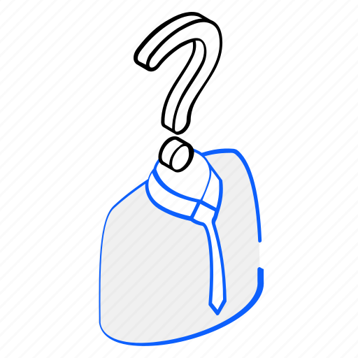 Unknown person, confused person, ask, help, query icon - Download on Iconfinder