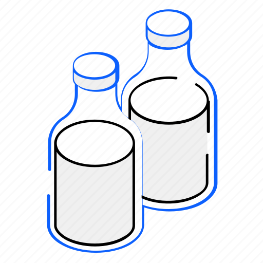 Milk, milk bottles, dairy product, drinks, beverage icon - Download on Iconfinder