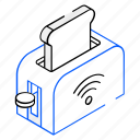 toaster, bread toaster, smart toaster, kitchen appliance, wifi