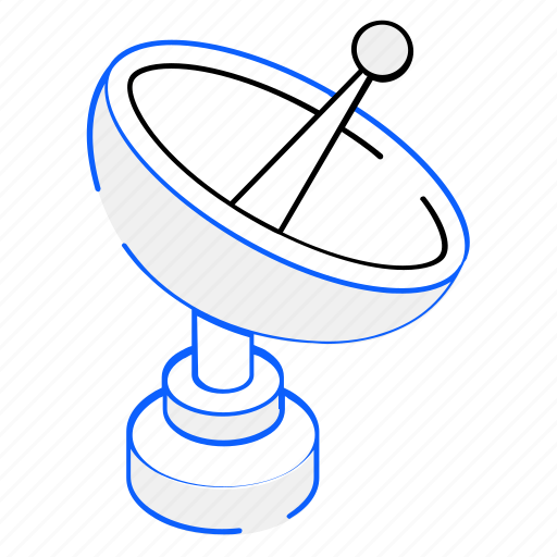 Dish antenna, satellite, antenna, broadcasting, space satellite \ icon - Download on Iconfinder