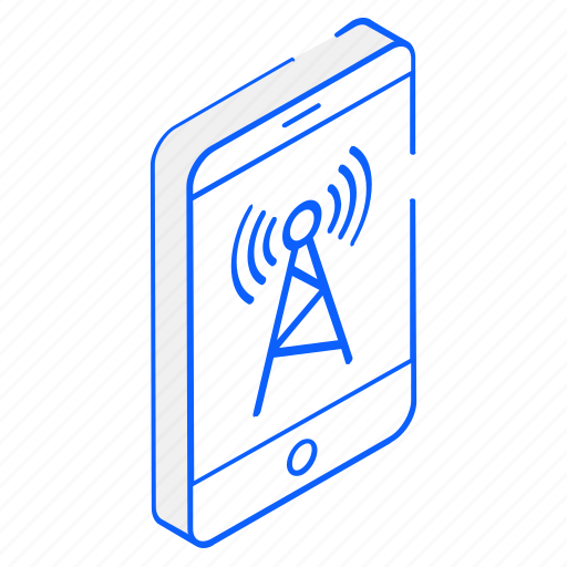 Mobile internet, mobile hotspot, internet connection, phone internet, radio tower icon - Download on Iconfinder