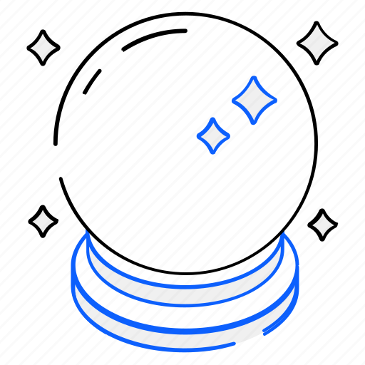 Magic ball, magic globe, crystal ball, magic glass, glass ball icon - Download on Iconfinder