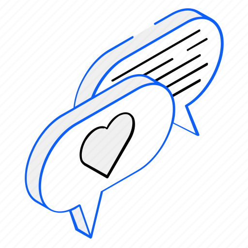 Love chat, romantic chat, romantic message, love message, romantic conversation icon - Download on Iconfinder