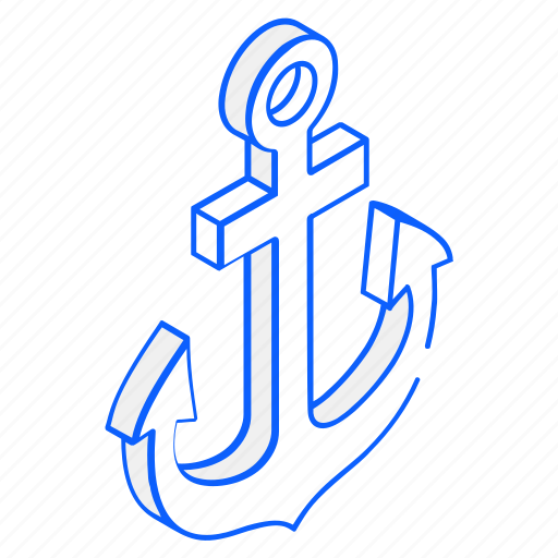 Boat stopper, ship anchor, nautical tool, anchor, anchor text icon - Download on Iconfinder