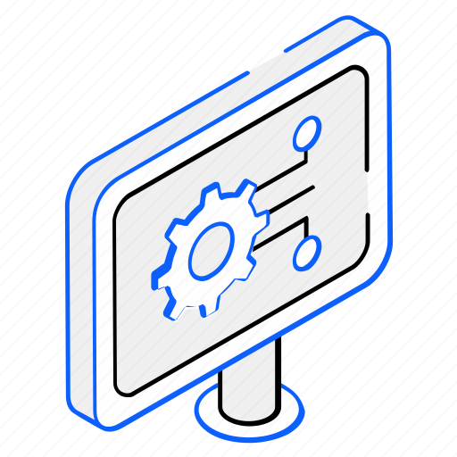 System settings, computer settings, ai, system configurations, monitor icon - Download on Iconfinder