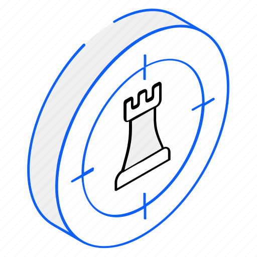 Aim, objective, strategic goal, chess piece, pawn icon - Download on Iconfinder