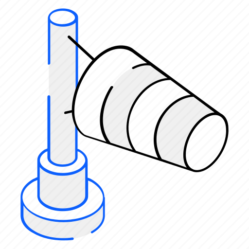 Wind vane, wind sock, weathervane, wind direction, airport sock icon - Download on Iconfinder
