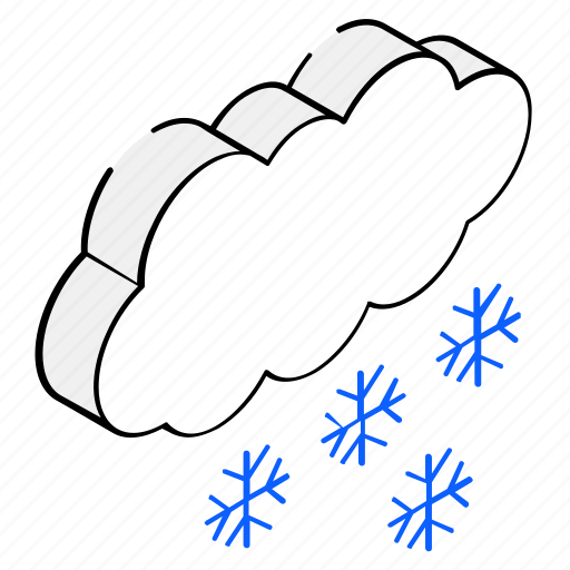 Weather, cloud, atmosphere, snow storm, snowfall icon - Download on Iconfinder