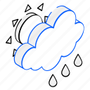 raining, weather, cloud, atmosphere, raindrops