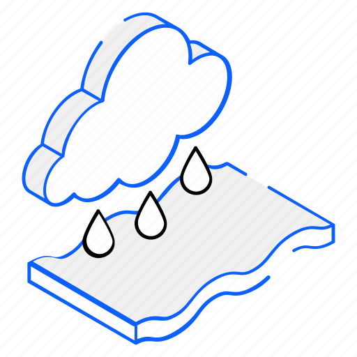 Rain, weather, cloud, atmosphere, raindrops icon - Download on Iconfinder