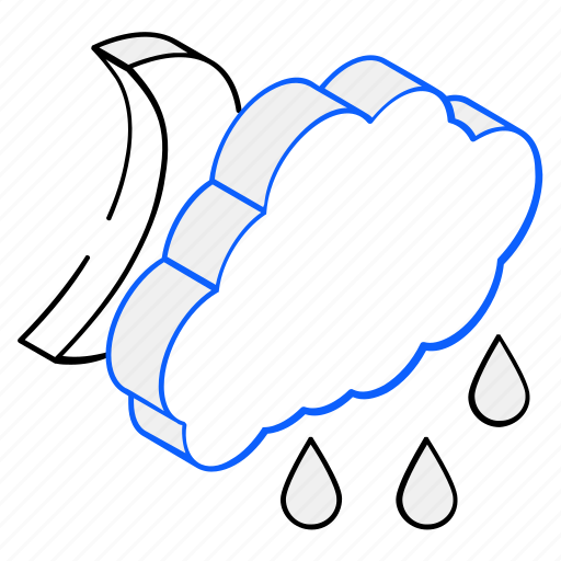 Hail, rainstorm, hail weather, rain, showers icon - Download on Iconfinder