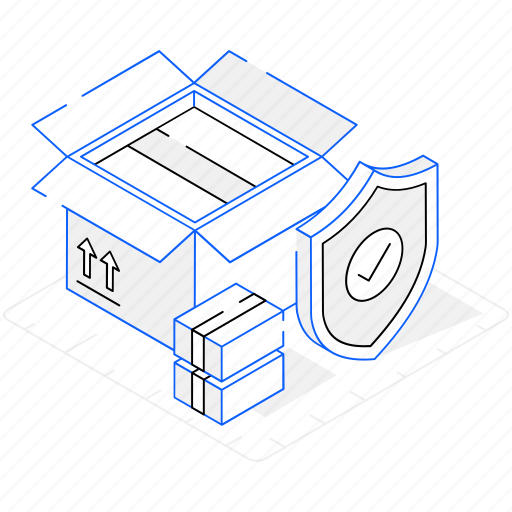 Package security, parcel security, safe delivery, cardboard, cargo protection icon - Download on Iconfinder