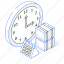 shipment time, delivery time, on time delivery, clock, cargo services 