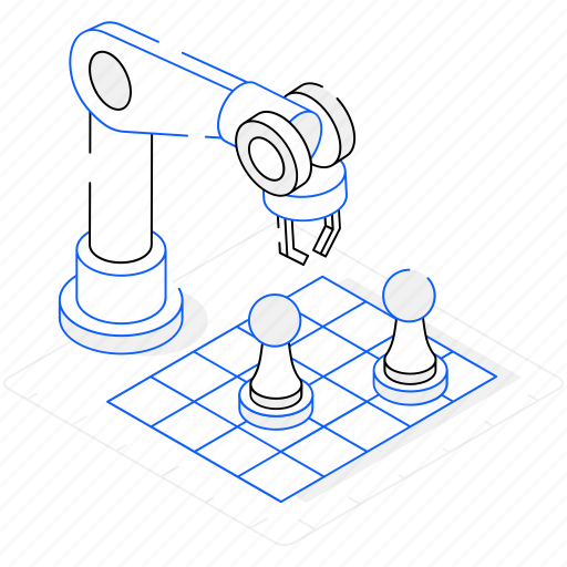 Game robot, robot chess, bot chess, robot playing, robotics icon - Download on Iconfinder