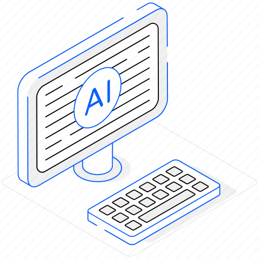 Ai computer, ai device, ai technology, artificial intelligence, ai icon - Download on Iconfinder