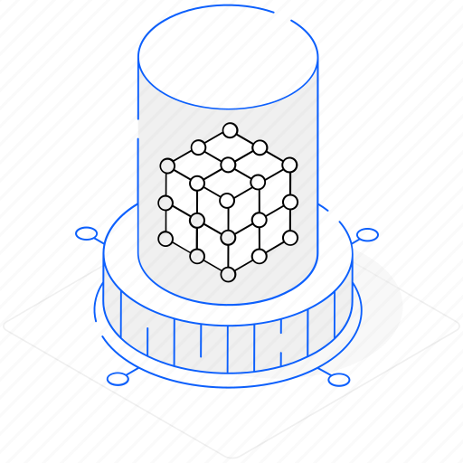 Lattice, lattice cube, ai, artificial intelligence, lattice design icon - Download on Iconfinder