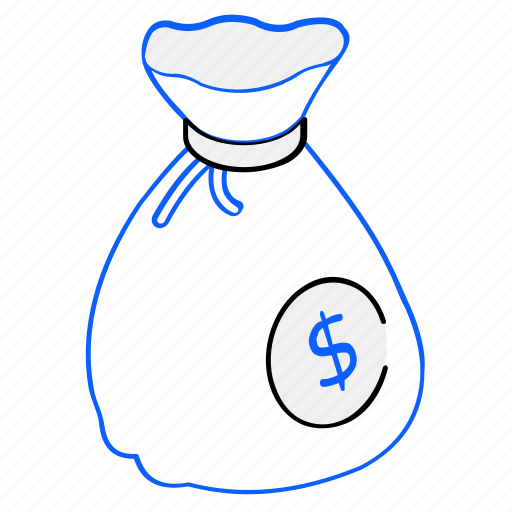 Money sack, money bag, money pouch, cash bag, wealth icon - Download on Iconfinder