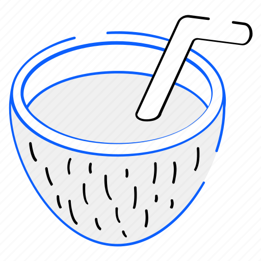 Coconut water, beach drink, coconut drink, refreshing drink, coconut milk icon - Download on Iconfinder
