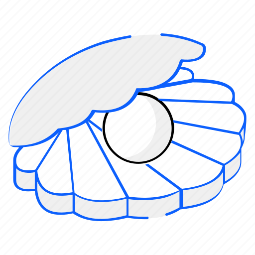 Mollusc, shellfish, pearl shell, seashell, scallop icon - Download on Iconfinder