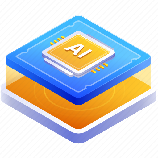 Ai, artificial intelligence chip, artificial intelligence, processor-chip, microprocessor, ai chip, processor icon - Download on Iconfinder