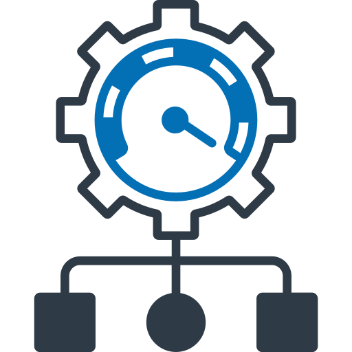 Infrastructure optimization, management, optimization, gear, seo, search, setting icon - Download on Iconfinder