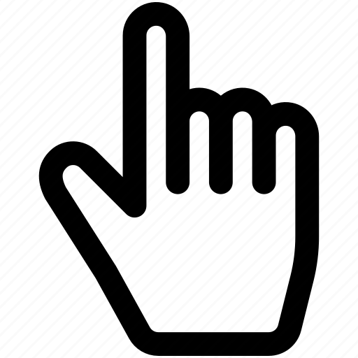 Hand, coursor, pointer, finger, gesture icon - Download on Iconfinder