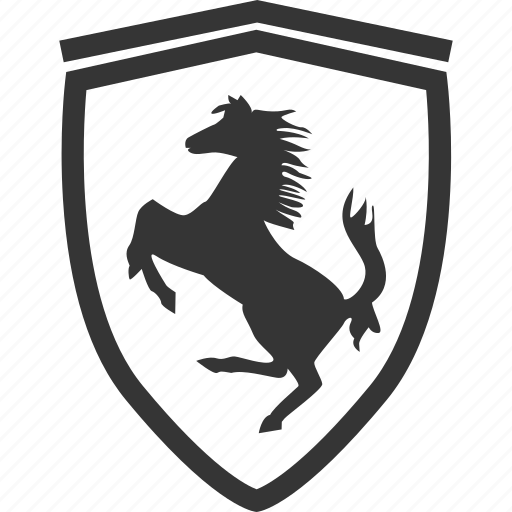 Grey Horse Logo Stallion Logo
