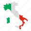 atlas, flag, homeland, italian, italy map, stylized, territory 